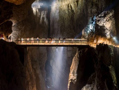 Las cuevas de Škocjan, en Eslovenia.