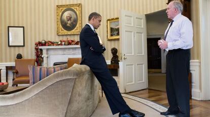 Obama y Brennan, el 12 de diciembre de 2012 en la Casa Blanca.