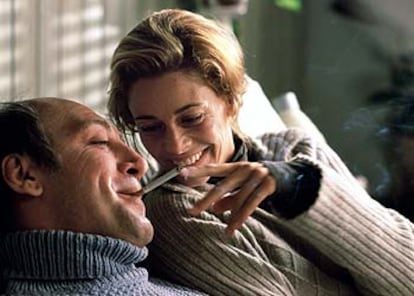 Javier Bardem y Belén Rueda en <i>Mar adentro,</i>de Alejandro Amenábar.