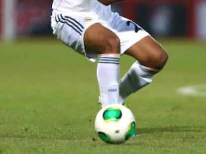 Casemiro, durante un partido con el Madrid