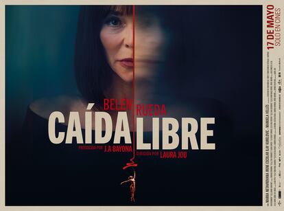 Cartel oficial de la película 'Caída libre' protagonizada por Belén Rueda