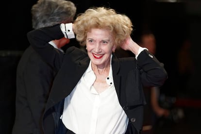 La actriz Marisa Paredes en la inauguración del Festival Lumiere, en Lyon (Francia), el pasado sábado.