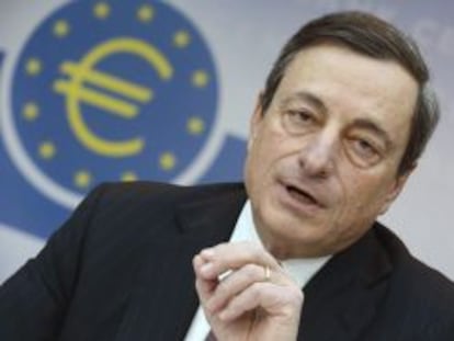 El presidente del Banco Central Europeo (BCE), Mario Draghi. EFE/Archivo