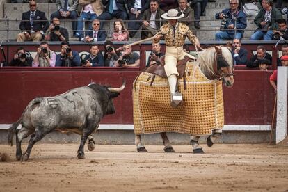 'Vibillo', ejemplar de Saltillo, lidiado el pasado 4 de junio en Las Ventas.