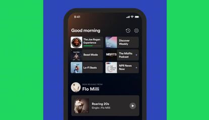 Spotify se rediseña y cambia su pantalla de inicio