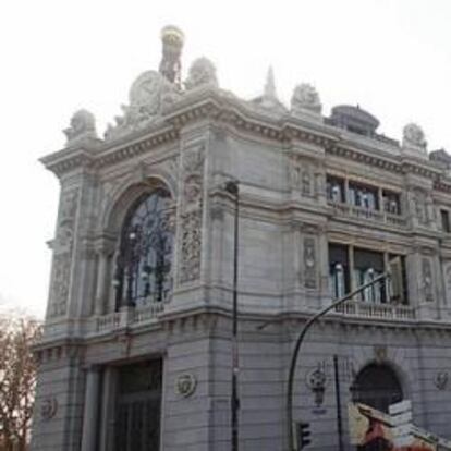 Exterior del Banco de España.
