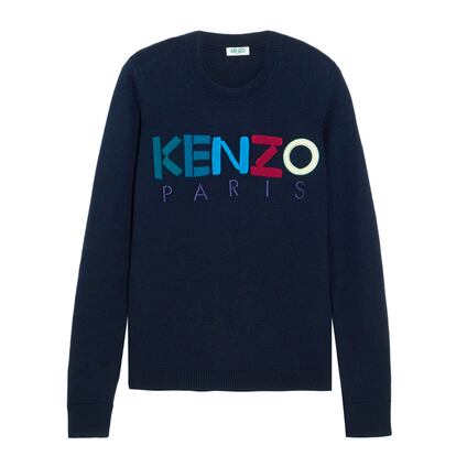 Con el logotipo de Kenzo bordado en colores, esta prenda recuerda a los diseños de los años 90. ( 265 euros)