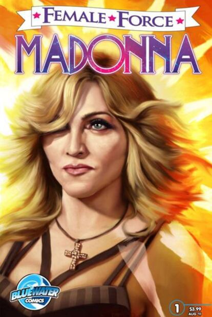 La portada del cómic de Madonna.