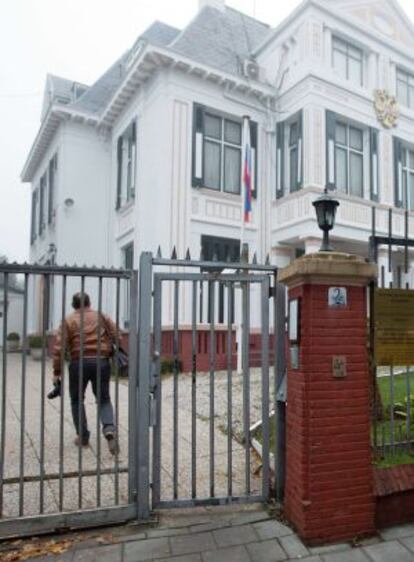 La embajada rusa en La Haya.