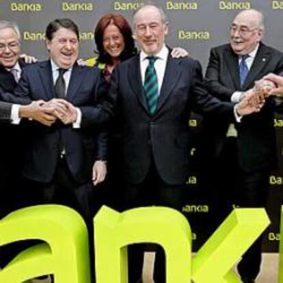 Rodrigo Rato y sus socios de Bankia