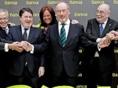 Rodrigo Rato y sus socios de Bankia