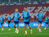 Entrenamiento de la selección española en Georgia.