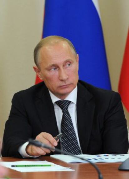 Putin, en una reunión este martes.