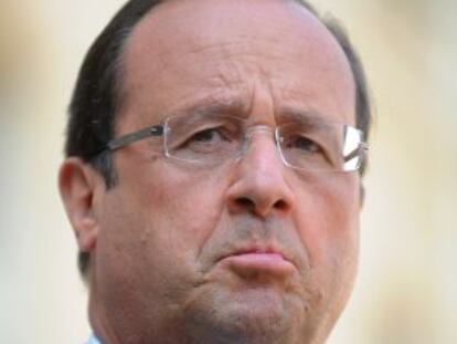 François Hollande, presidente francés.