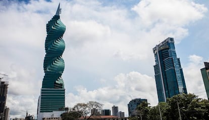 Distrito financiero en Ciudad de Panam&aacute;.  