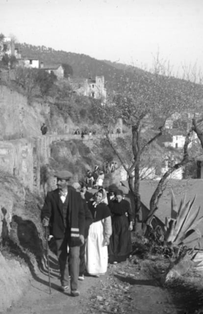 ‘Aplec’ de Sant Medir en Collserola de 1900.