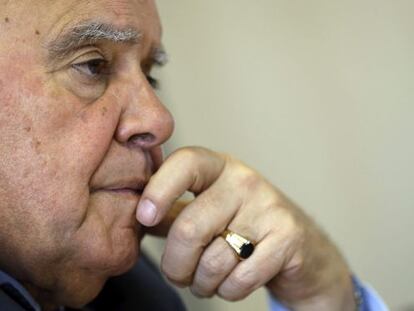 El secretario general iberoamericano Enrique Iglesias