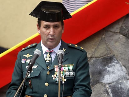 El teniente coronel jefe de la Comandancia de Santa Cruz de Tenerife, José María Tienda, en una imagen de archivo.