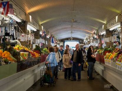 Un mercado en Cleveland, Ohio