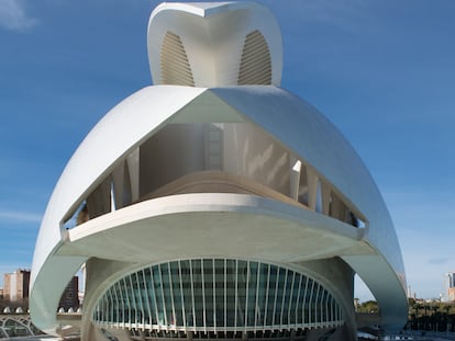 El Palau de les Arts de Valencia, donde hoy se ha presentado el programa de Valencia capital Mundial del Diseño 2022.