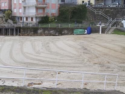 Playa de Panadeira, uno de los arenales que según los vecinos podría verse afectado por las obras