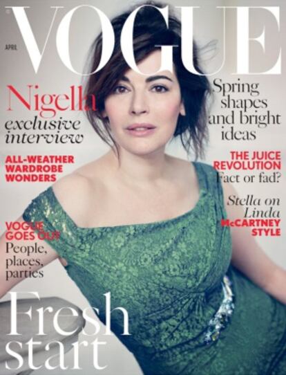 La portada de la edición de abril 2014 de la revista 'Vogue'.