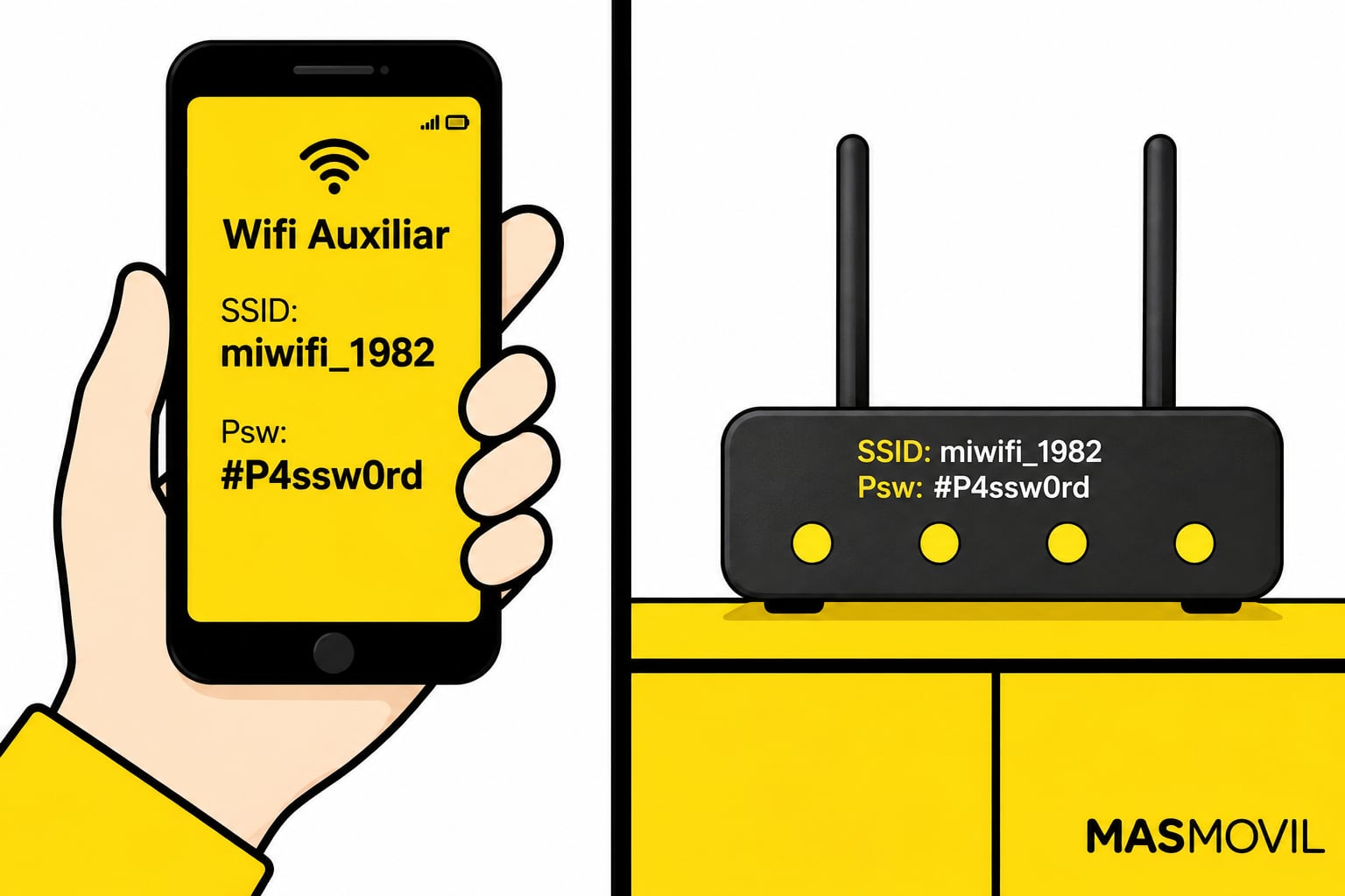 MásMóvil lanza un servicio para mantener el wifi por móvil ante averías de fibra