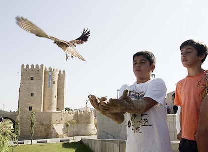 El palacio que alberga la escuela andaluza de arte ecuestre, ayer, antes de un espectáculo.