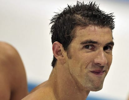 Michael Phelps, tras su &uacute;ltima victoria