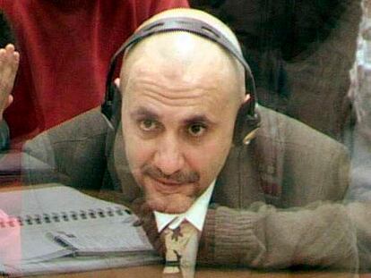 Mohannad Almalah Dabas, ayer durante el juicio.