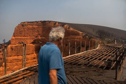 Incendio de Yeres que ha afectado a Las Médulas de Castilla y León