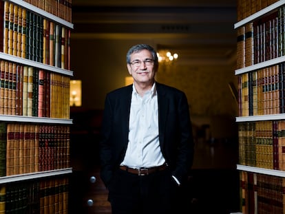 El escritor turco Orhan Pamuk, en Madrid en 2016.