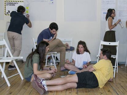 Participantes en Unreasonable Lab durante un momento de las jornadas de este a&ntilde;o.