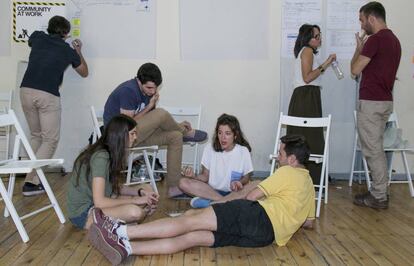 Participantes en Unreasonable Lab durante un momento de las jornadas de este a&ntilde;o.