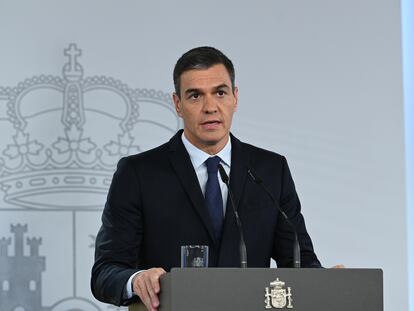 El presidente del Gobierno en funciones, Pedro Sánchez.