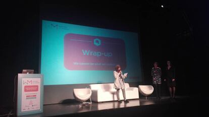 Una de las sesiones de Women in Mobile.