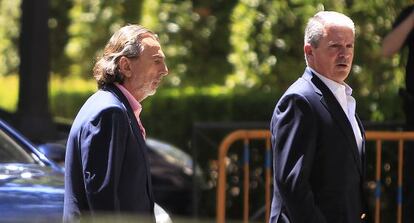 Francisco Correa y Pablo Crespo acuden juntos a la Audiencia Nacional en 2012.