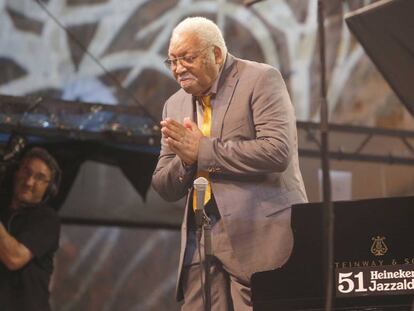 Ellis Marsalis, en el festival de jazz de San Sebastián en 2016.