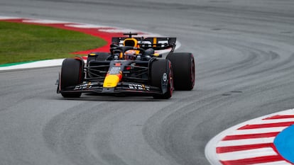 Max Verstappen durante el Gran Premio de España.