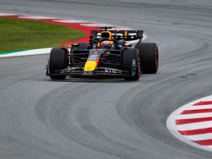 Max Verstappen durante el Gran Premio de España.