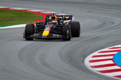 Max Verstappen durante el Gran Premio de España.