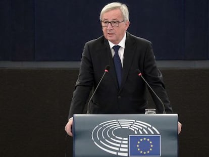 El president de la Comissió Europea, Jean-Claude Juncker, a Estrasburg (França), el 9 de setembre del 2015.