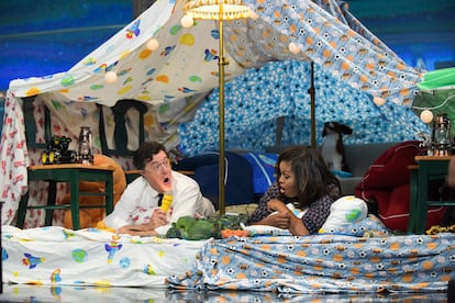 Stephen Colbert y Michelle Obama, en un programa en septiembre de 2016.