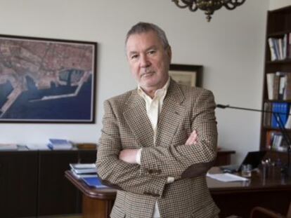 Juan Antonio Gisbert, presidente del puerto de Alicante.