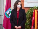 La presidenta de la Comunidad de Madrid, Isabel Díaz Ayuso, durante el acto solemne en recuerdo y homenaje a las víctimas de los atentados del 11 de marzo en Madrid, en la Real Casa de Correos, Madrid, (España), a 11 de marzo de 2021. En el acto se recordarán a las 192 personas que perdieron la vida y a los más de 1.000 heridos a causa de diez explosiones casi simultáneas en varios vagones en las estaciones de Atocha, Santa Eugenia y el Pozo el 11 de marzo de 2004, cuando cientos de viajeros se dirigían a sus trabajos y rutinas cotidianas. Este hecho, que cambió la capital y a España entera aquel jueves a las 07:58 horas, ha sido considerado como uno de los mayores atentados terroristas ocurridos en Europa.
11 MARZO 2021;11M;AYUSO;ALMEIDA;ATOCHA;ATENTADOS
Alberto Ortega / Europa Press
11/03/2021