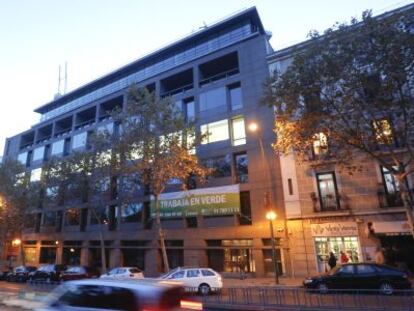 Edificio de Colonial con el sello BREEAM en la calle Alfonso XII, número 62 de Madrid.