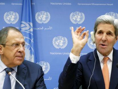 Lavrov y Kerry, el viernes en Nueva York