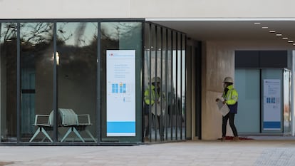 El hospital Isabel Zendal, el día previo a su inauguración.