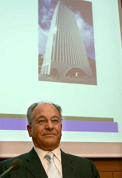 Rafael Montes, en la presentación de resultados de FCC.