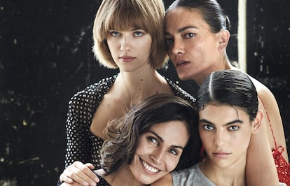 Olivia Martín, Laura Ponte, Inés Sastre y Julia Pacha.